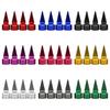 4pcs Universal Car Modification Sharp Pointed Valve Personalized Modified Screw On Valve Cap