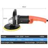 1400W Portable Multifunctional Electric Polisher Handheld Waxing Machine Household Car Flat Polishing Power Tool