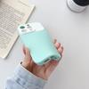 Camera Larger Window Display Phone Case For Iphone 14 12 13 Pro Max 11 14 Plus Silky Silicone Hit Color Microfiber Lining Cover
