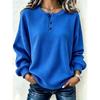 Plaid Casual Loose Round Neck Button Women's Clothing - Autumn/Winter 2026