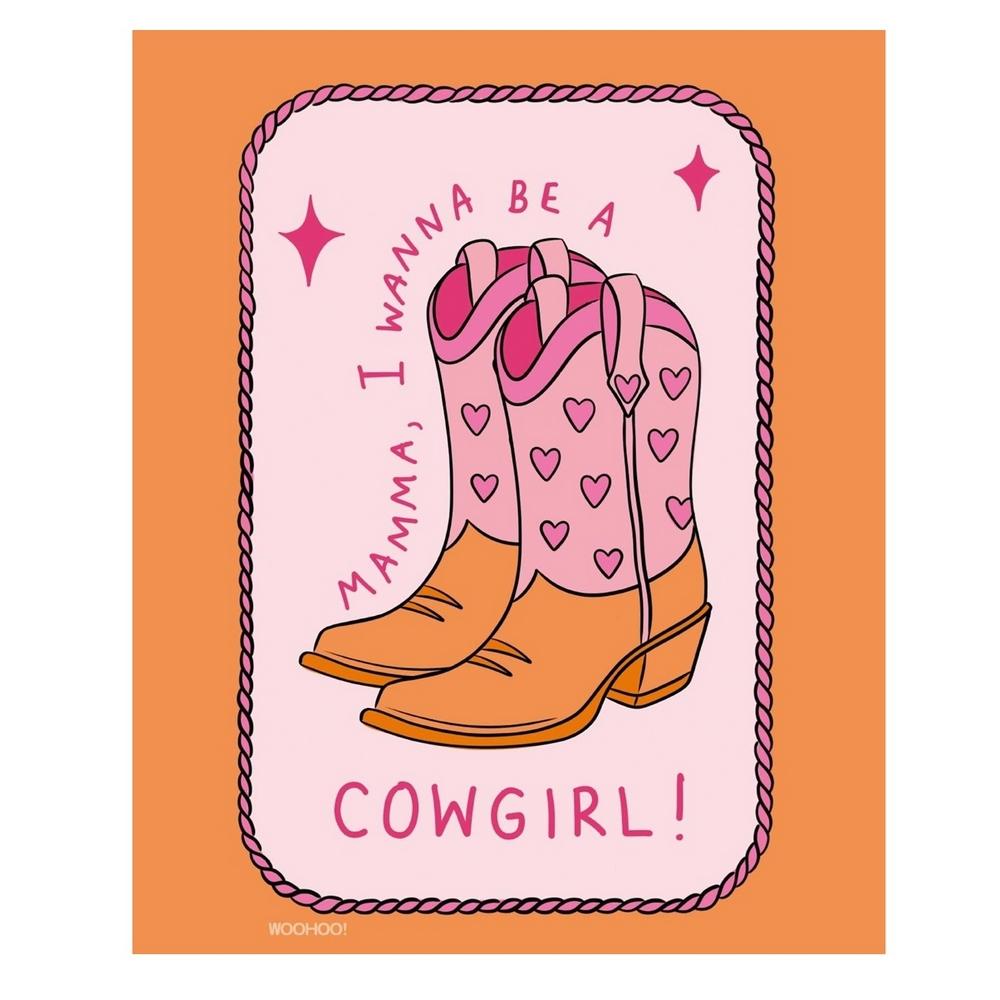 Mandi Welton Cowgirl Print