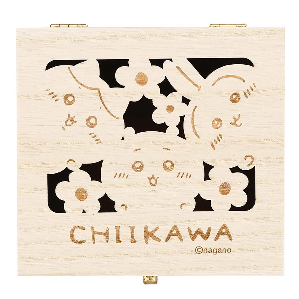 Officially Licensed Chiikawa Rabbit Approximately 9x9cm Wooden Gift Flower Gift for Mug, Large, 340ml, Diameter, Box, Garden, Women, Birthday,