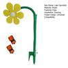 Dancing Flower Lawn Sprinkler Ground Insert Crazy Daisy Sprinkler Funny 360-Degree Rotating Sun Flower Garden Sprinkler for Yard Watering Dogs