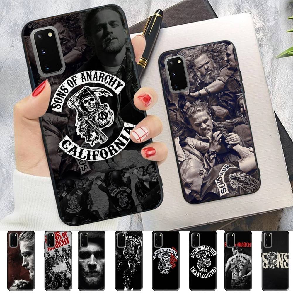 Crime Sons Of Anarchy TV Phone Case For Samsung S 24 Fe 25 Ultra Plus 20 Lite 21 30 22 23 24 22 Ultra 5G Fundas