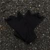 Trends Grunge Style Fingerless Gloves Hip-hop Ripped Mittens Irregular Tear-edge Gloves  Daily