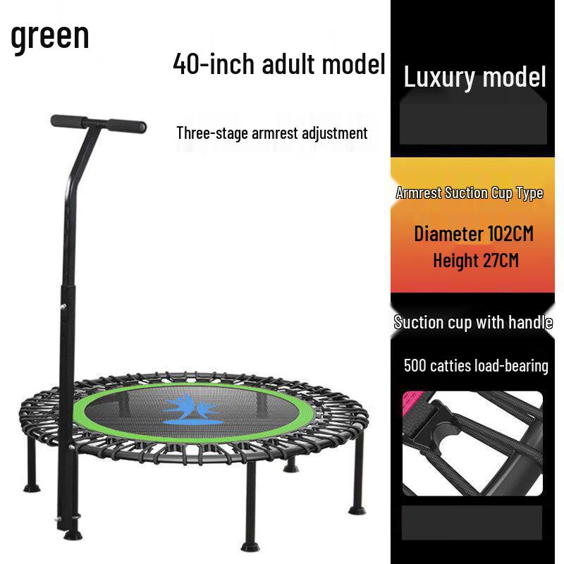 WEZHO Indoor Trampoline with T-Handle