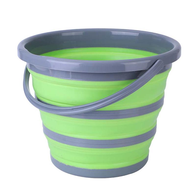 Foldable Bucket Car Wash Outdoor Fishing Round Bathroom Kitchen Bucket Portable Folding Bucket Water Container For Outdoor