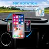 BESTAOO Car Phone Mount Compatible with 2018      Jeep Wrangler JL JLU & Gladiator JT, Multi-Mount Car Phone Holder Dash Tray System Kit with Cover