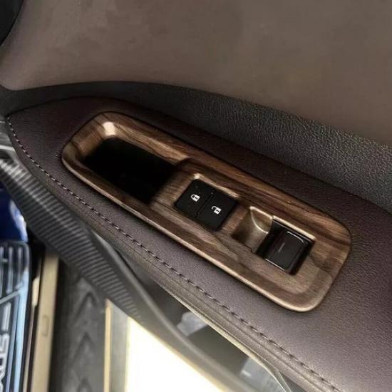 For Lexus RX350 350h RX500h 2024 Wood Grain Window Switch Panel Cover Trim