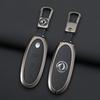 Zinc Alloy Leather Car Remote Key Case Cover Shell For  Dongfeng Nammi 01 New Energy Protection Keychain Auto Accessories