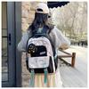 School bag Macaron girl backpack New primary school students large-capacity backpack Female junior high school students High school students