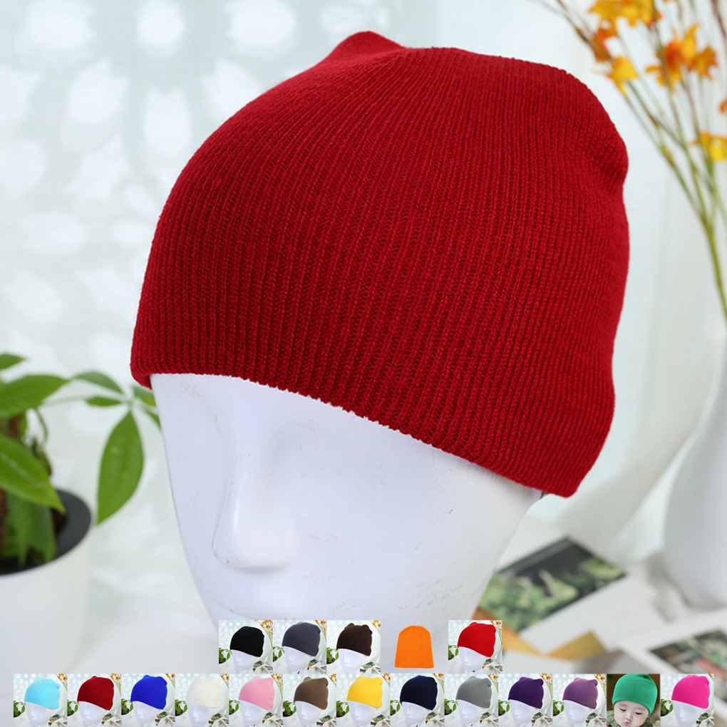 Newborn Baby Knitted Crochet Beanie Hat Boy Girl Winter Warm Kids Cap Toddler