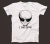 I Believe T Shirt 910 Alien Life UFO Sightings Astrobiology X-Files Outer Space