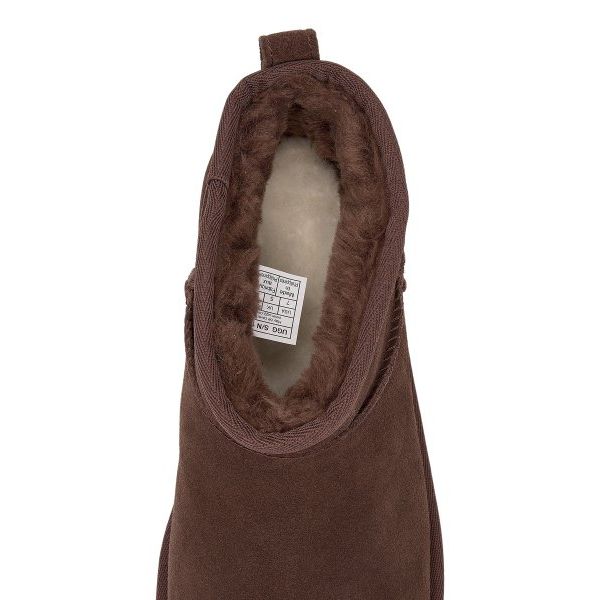 UGG Klassischer Ultra Mini Plateau-Boot Burnt Cedar Damen-Sneaker Braun 1135092-BCDR
