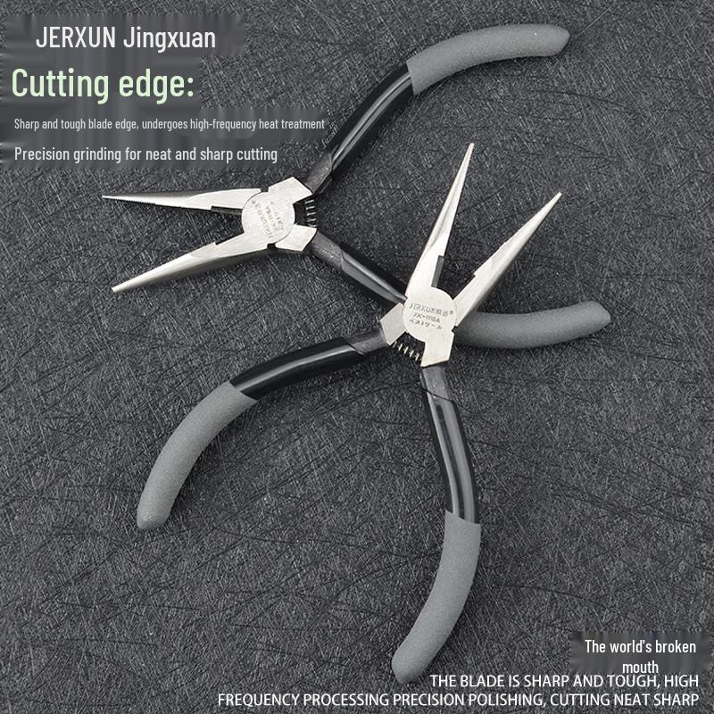 JERXUN 5-inch Mini Long Nose Pliers