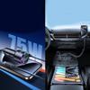 Universal 75W Car Fast Charging with build  In Spring Cable Three  Port  Mobile Phone Charger for Efficient Power Delivery
