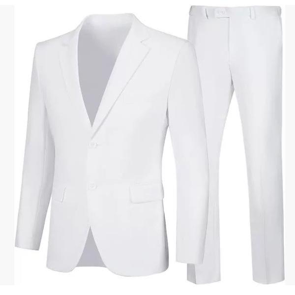 2025 Men's European American Casual Suit Set: Two-Piece Trousers & Jacket for Weddings and Banquets
