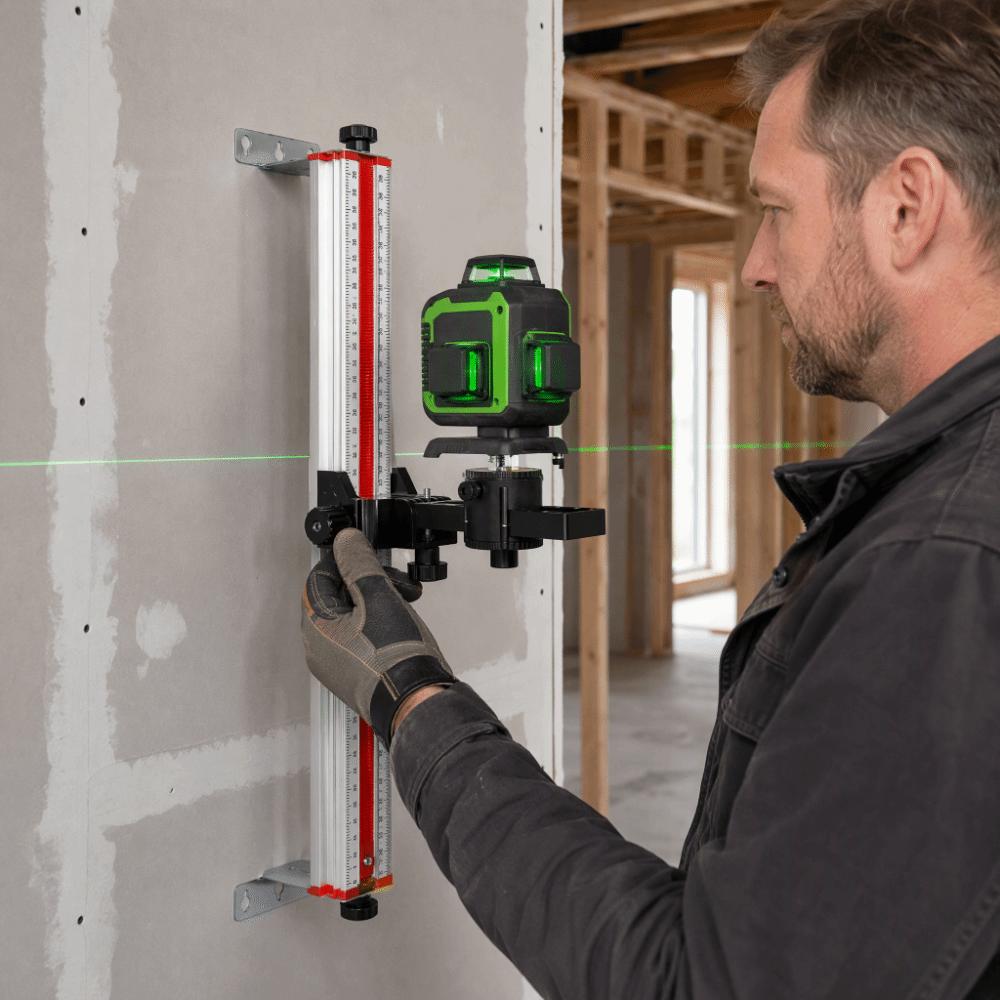 Adjustable Height Lasers Level Wall Mount Bracket Wall Mount Level Stand  Wall Leveling Measurement