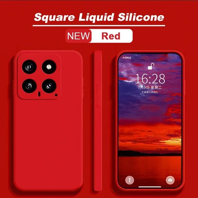 For Xiaomi 14 Case Original Liquid Silicone Full Protection Soft Cover For Xiaomi Mi 14 Mi14 Pro Mi 14Pro Xiaomi14 Phone Cases