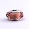 Fits Europe Bracelet Charms 925 Sterling Silver Fascinating Blush Glass Beads Women DIY Jewelry Making