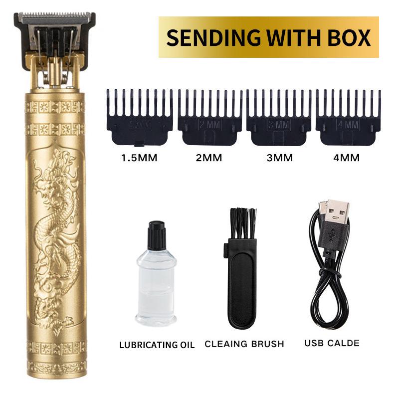 Professional Electric Hair Clippers: Ideal for Men with Oily Hair, Notches and Trimming, Perfect for Barbers and Salons