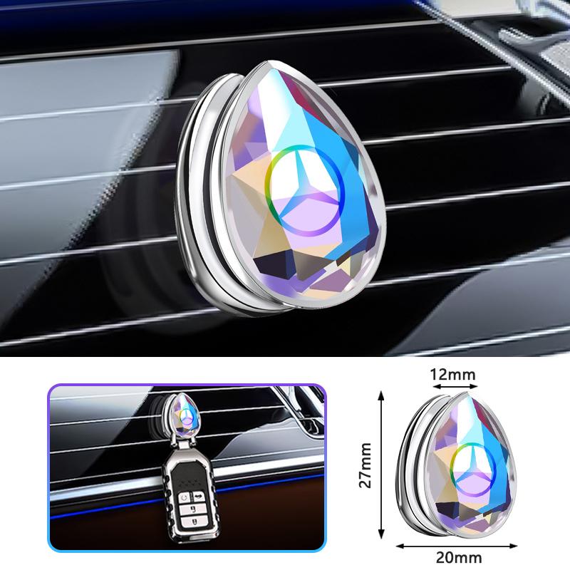 1pcs Dazzling Diamond Car Seat Backrest Hook Car Backrest For Mercedes Benz A C E S G Class GLC CLE CLA GLB GLS W177 W205 W213 QK1