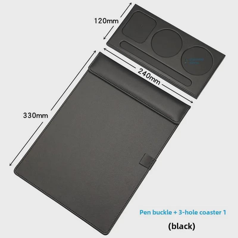 A4 Leather Conference Writing Pad Folder for Business and Hotel Contracts