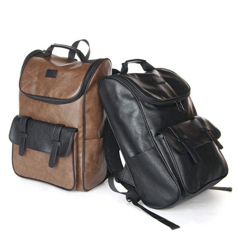 Männer Frauen Retro Rucksäcke Casual PVC Rucksack Mode Trend Neue Frauen Rucksack