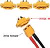 5 Pairs XT60E-M Mountable Male and Female Connectors for Battery – Ideal for RC Aircraft FPV Racing Drones