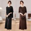 Elegant Spring Suit: Fashionable Two-Piece Set for Middle-Aged and Elderly Women
