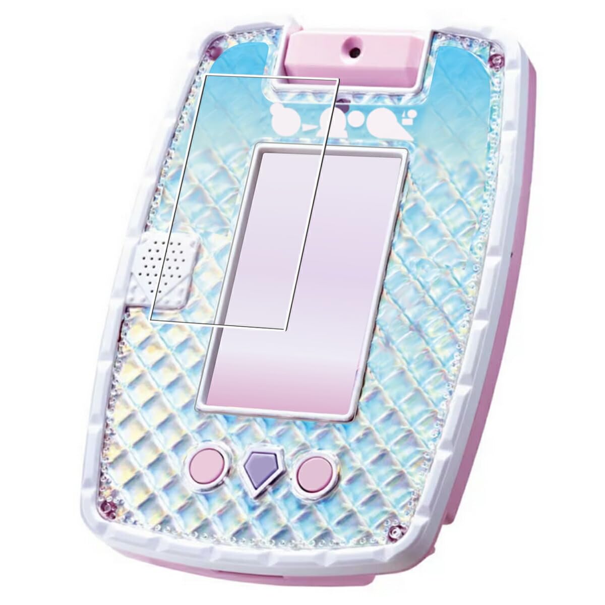 

прозрачная защитная пленка ClearView Disney Princess с блестками для экрана, чистая и нежная для глаз и синего света, сделано в Японии [набор 2 шт.] Планшеты, Глаза, Антибликовая