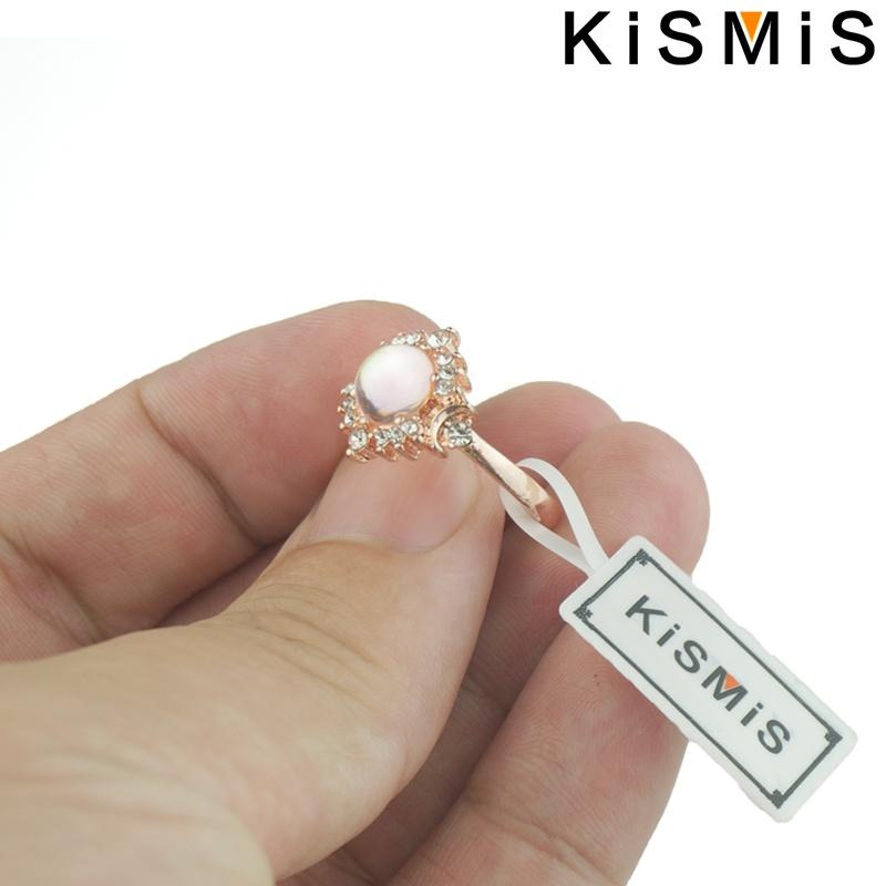 Fashion Woman Exquisite Simple Moon Ring Beautiful Generous Birthday Gift Party Jewelry Size 5-10