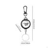 Retractable Keychain Holder Lightweight Multipurpose Key Chain Clip Keyring for Backpack Bags Purse