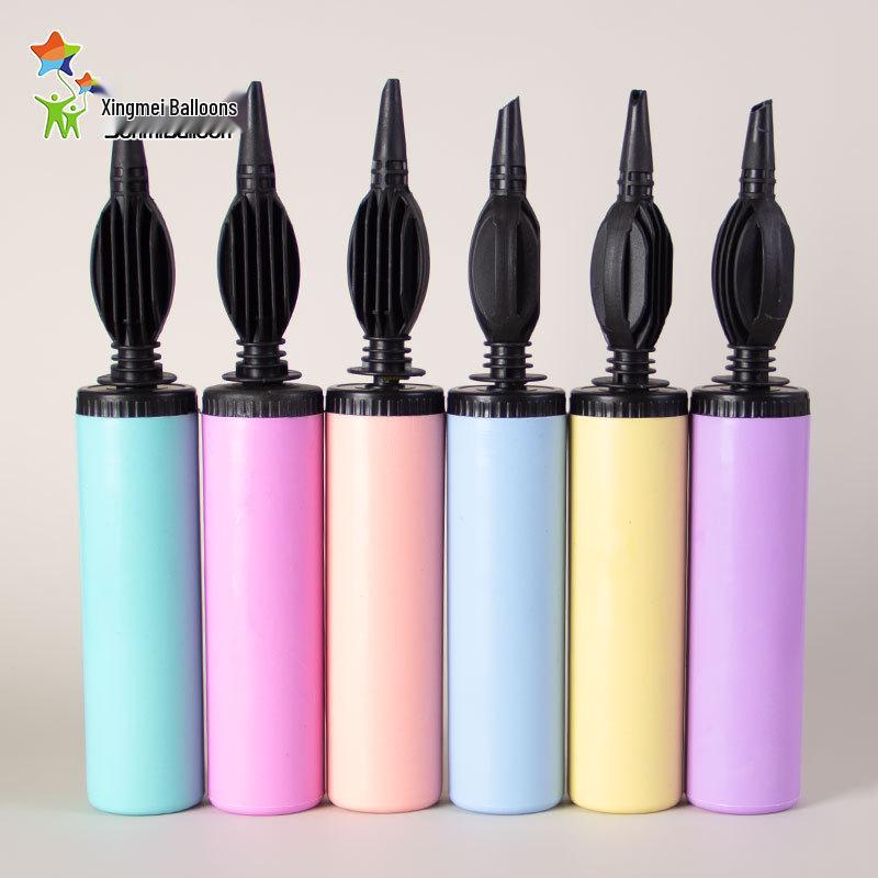 Colorful Hand-Push Balloon Pump for Wedding and Party Celebration