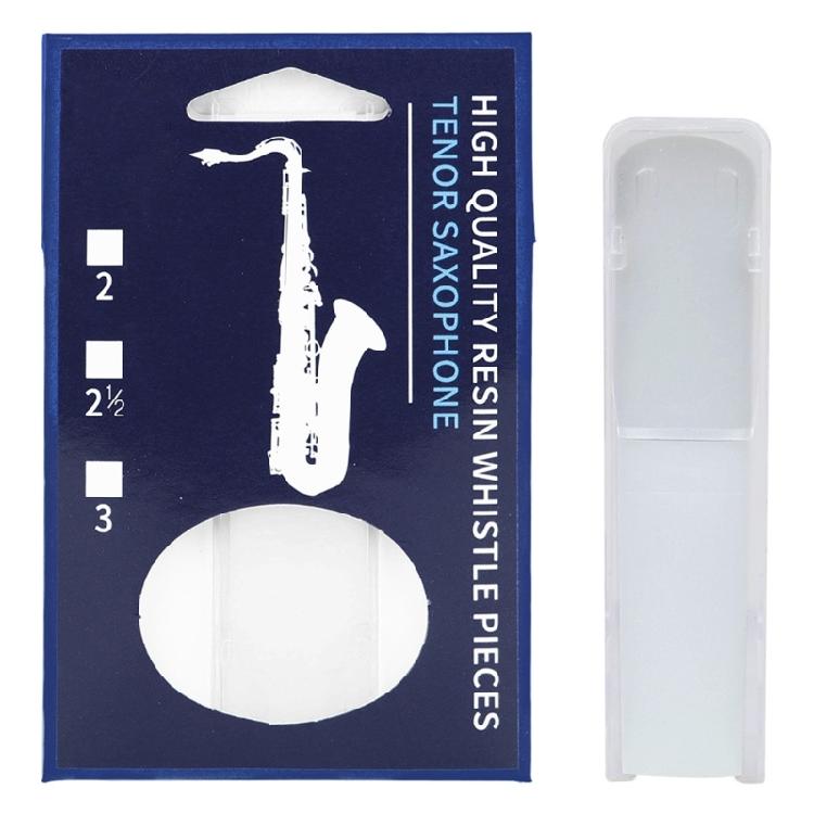 Professional Saxophone Reed Strength 2.5 Resin Tenors Saxophone Mouthpiece Reed Beginner Saxophone Reed Easy to Use