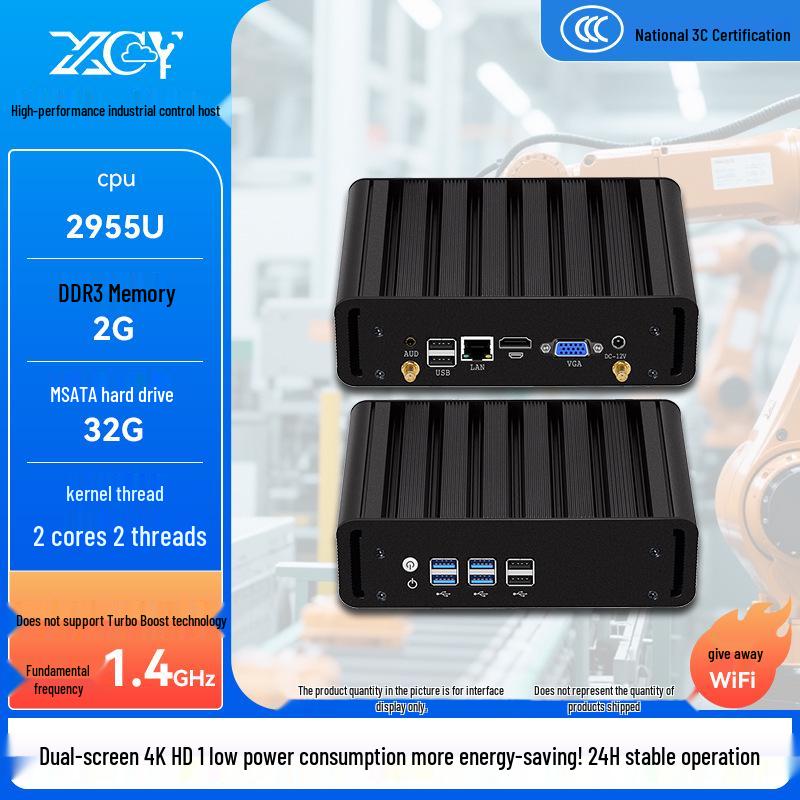 

Маломощный мини-промышленный ПК i5-5200U/i7-4500U Микрокомпьютер Standard Package