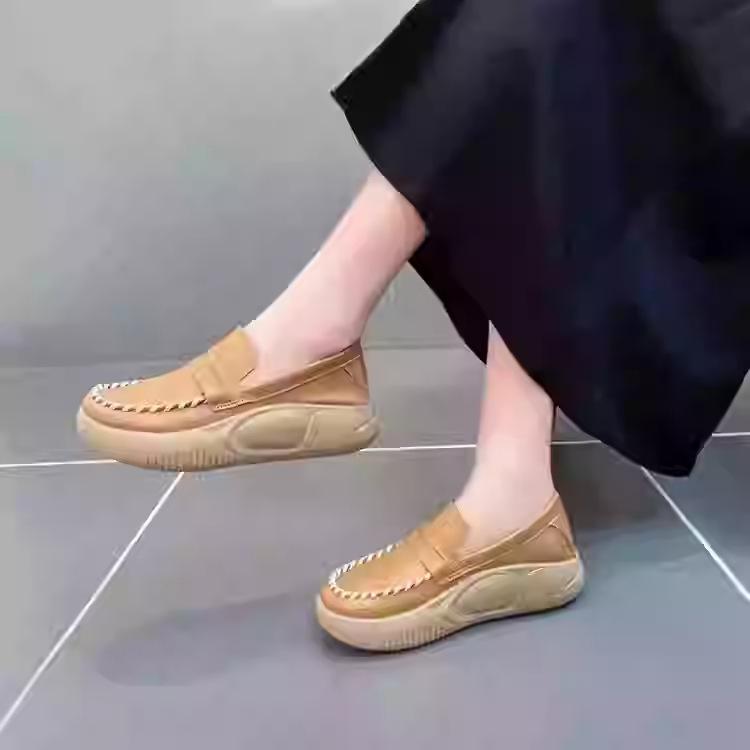 Single Shoe Women's Spring-autumn New Style Sport and Casual Thick-soled Nurse Shoes Soft Sole Shoes