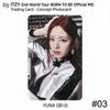 ITZY Il 2° tour mondiale è nato per essere la carta fotografica ufficiale MD Trading Card Yeji Ryujin