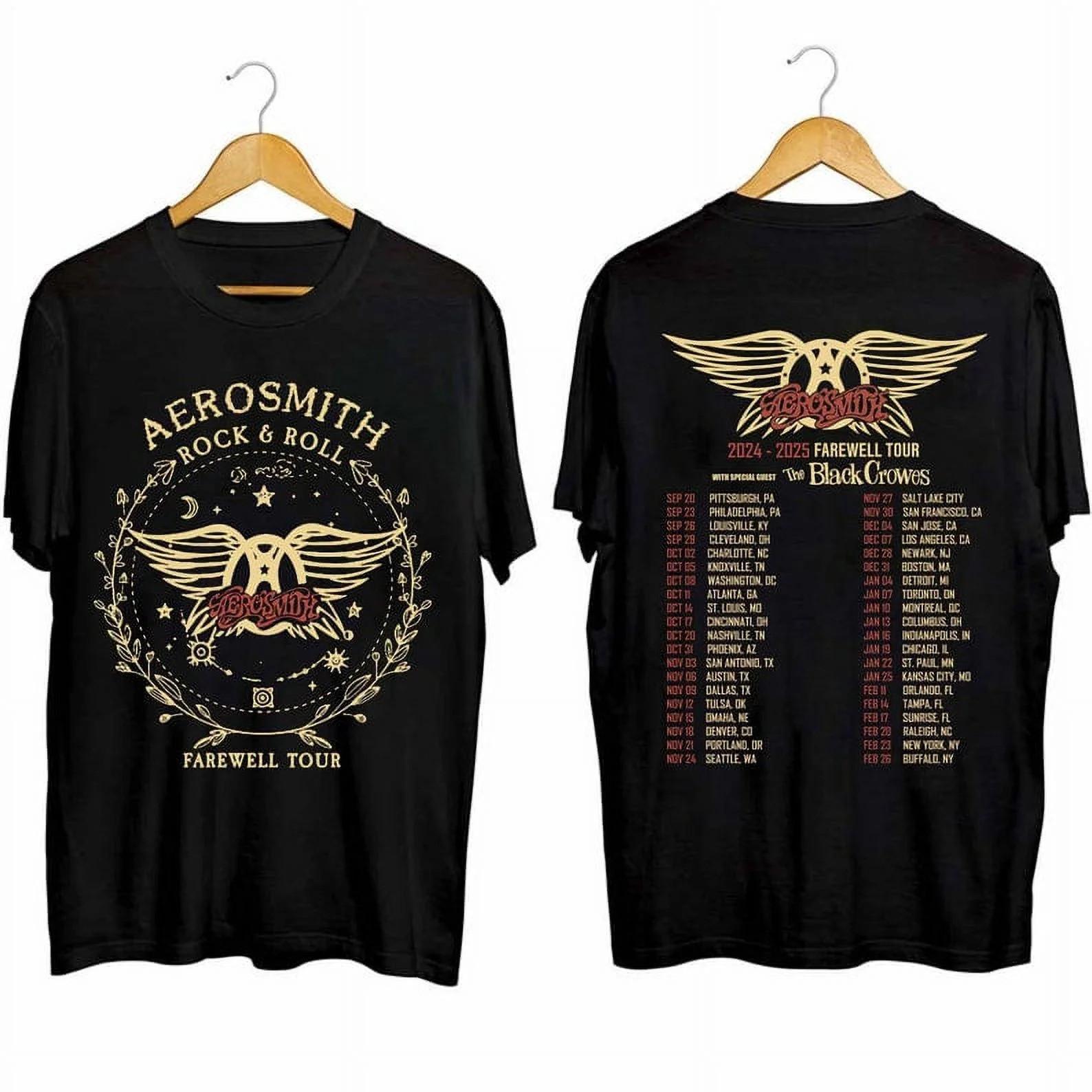 

26 Aerosmith 2024-2025 North American Farewell Tour Shirt Unisex T-Shirt XXXXL