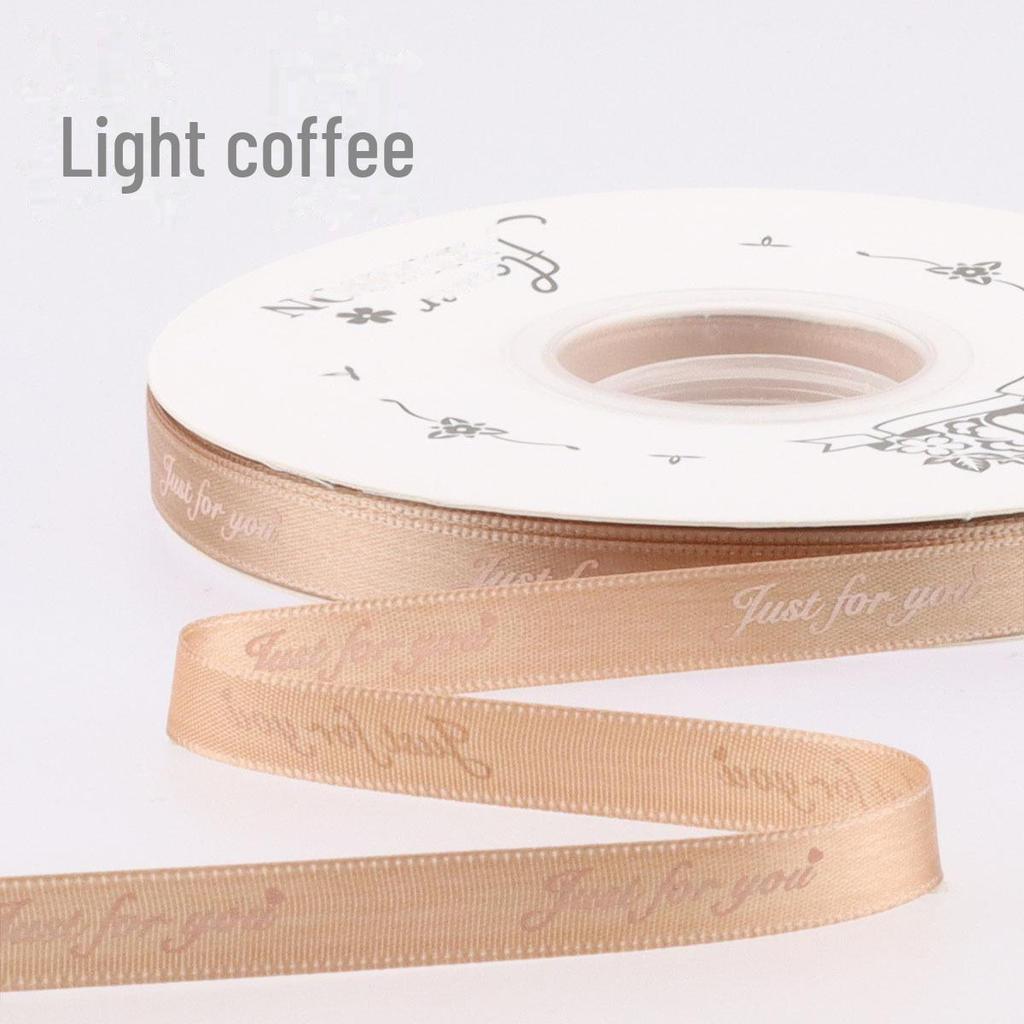 1cm Narrow Printed English Ribbon - Gift, Baking, and Florist Polyester Ribbon