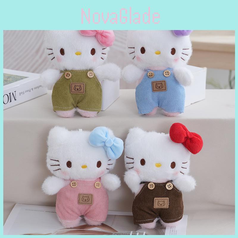Hello Kitty Stuffed Toy Keychain With Soft Cotton Fill For Gift And Bag Ornament