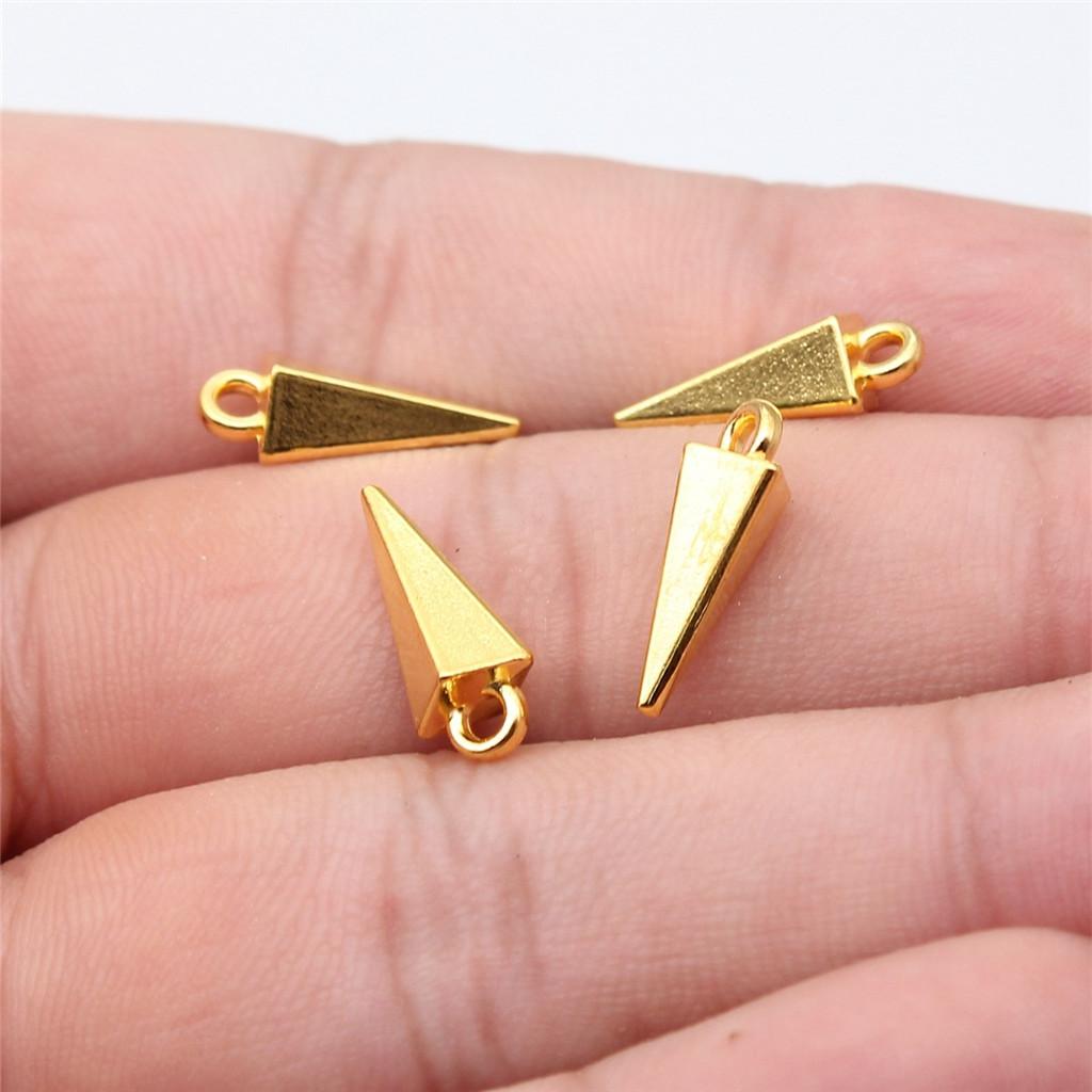 Accessories Parts Cone Shape Pendant End Beads Vintage Jewelry Supplies SA051