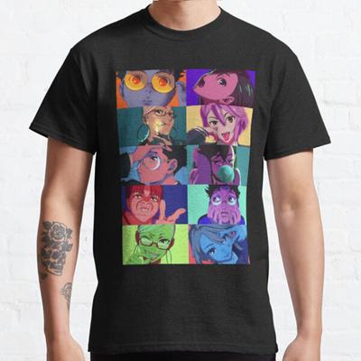 Summer Men Fashion Casual Shirts Short Sleeves Dandadan Collage Black Tees Oversized T-shirts