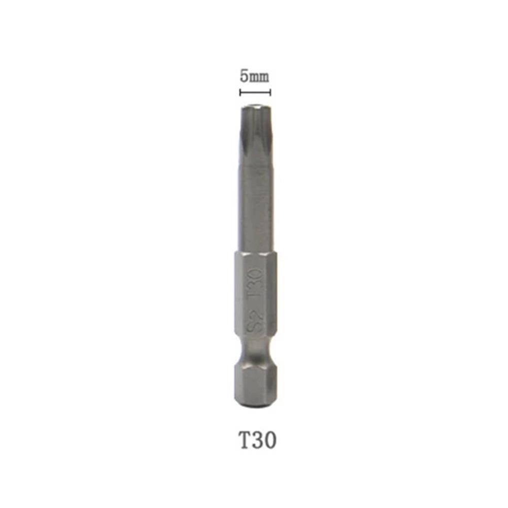 1/4 Hexagon Shank Screwdriver Bit Knockout Head With Hole
