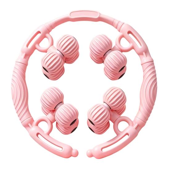 Leg Shaping Massager Anti-Cellulite Massage Roller, Circular for Muscle Recovery, Lymphatic Sensitive Drainage, Deep Tissue Tool with 16