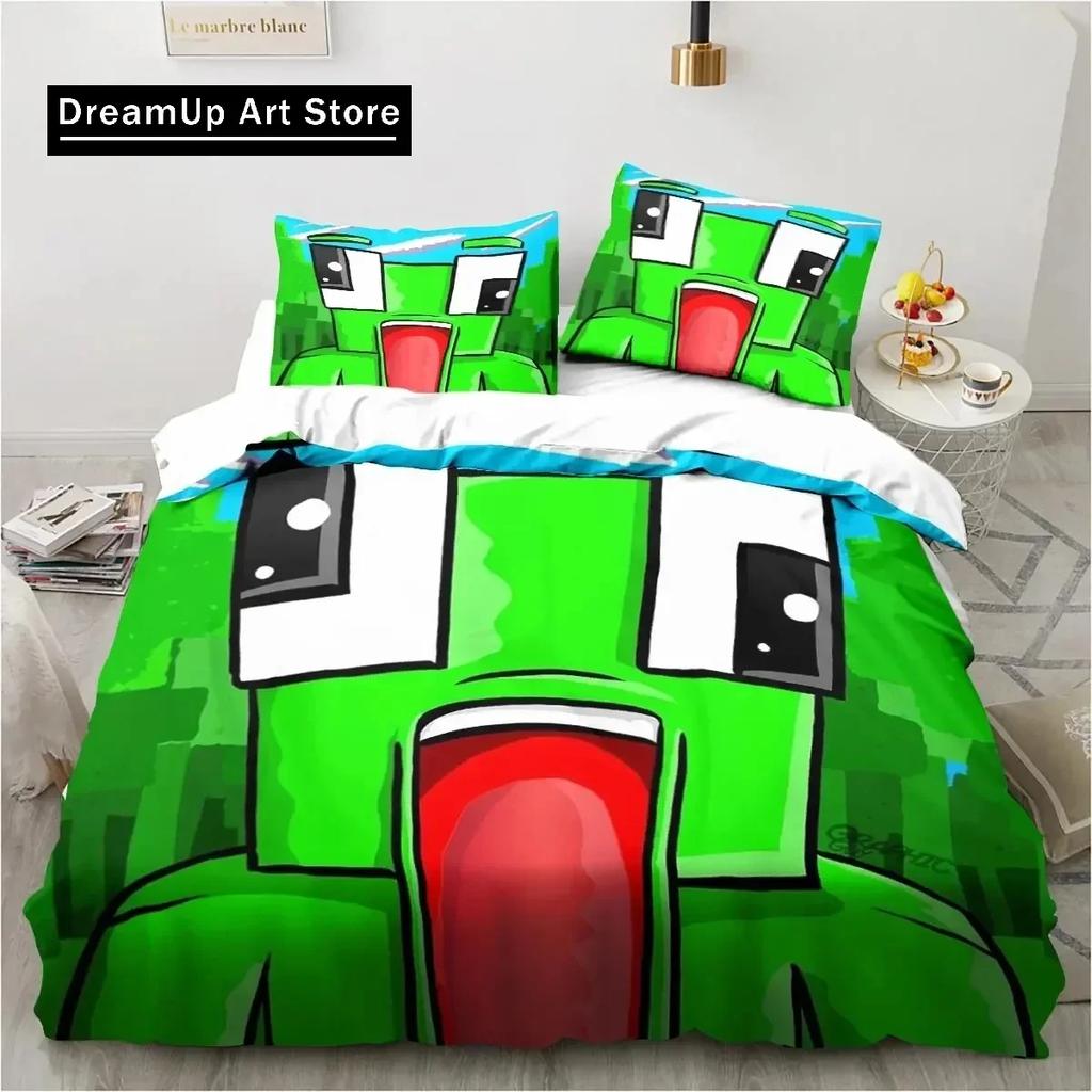 Set de lenjerie de pat amuzant pentru joacă 3D U-Dezgustător pentru Băieți Fete Mărime Twin Queen King Huse de plapumă Huse de pernă Pat băieți Dormitor Adult