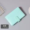 Customized Planner Diary Notebooks A5 A6 A7 Ring Binder Budget Pu Leather Binder Clip Notebook