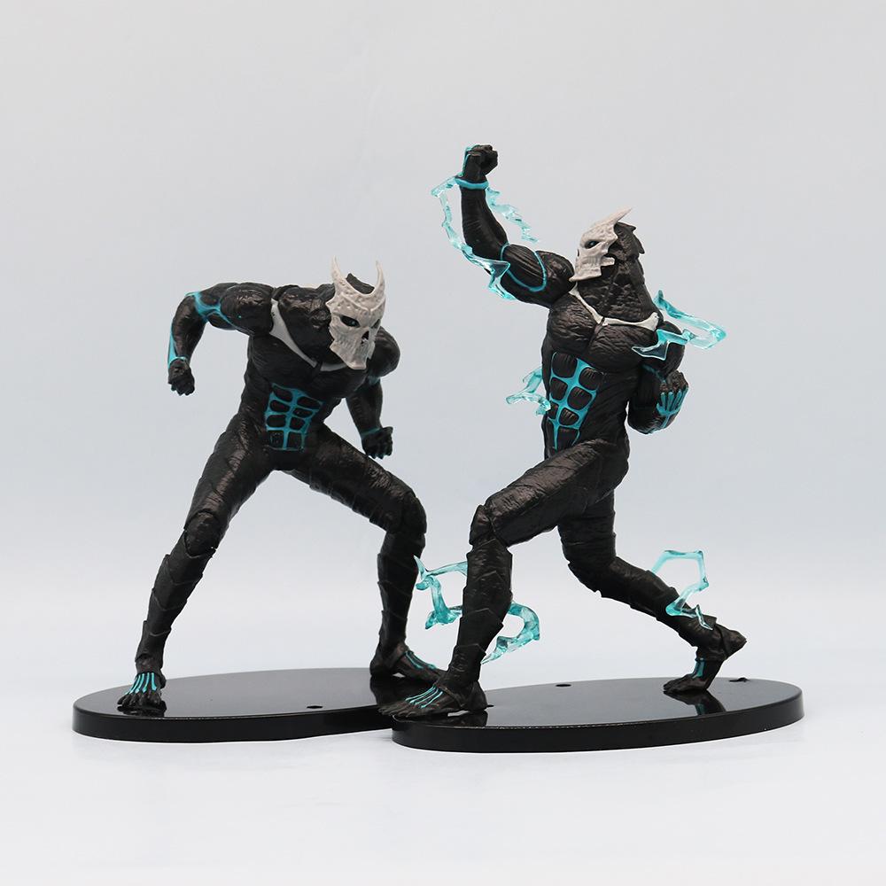 19.5CM Figura de Anime kaiju No.8 Monstro Anime Características da Postura em Pé E Soco Modelo Brinquedo Presente Figura de Ação PVC