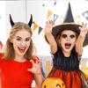 Devil Horn Hairpin Party Cosplays Costume Hair Clip Halloweens Hair Accessories