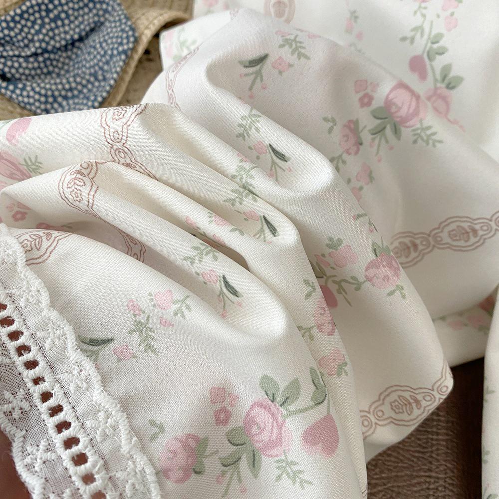 Girls' Floral Lace Collar Vest & Wide Leg Pants Summer Set - Stylish Children's Clothing